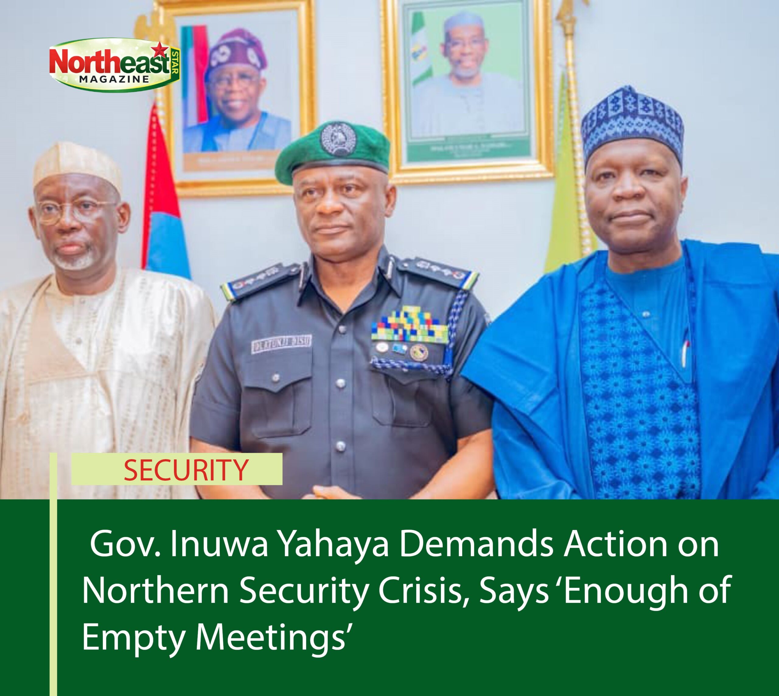 Gov. Inuwa Yahaya Demands Action on Northern Security Crisis, Says ‘Enough of Empty Meetings’