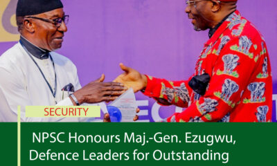 NPSC Honours Maj.-Gen. Ezugwu, Defence Leaders for Outstanding Service to Nigeria