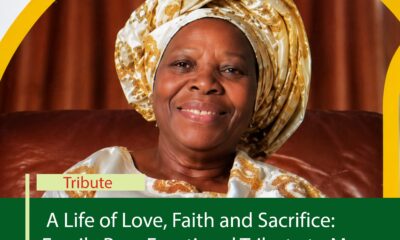 A Life of Love, Faith and Sacrifice: Family Pays Emotional Tribute to Mama Funmilayo Fabiyi