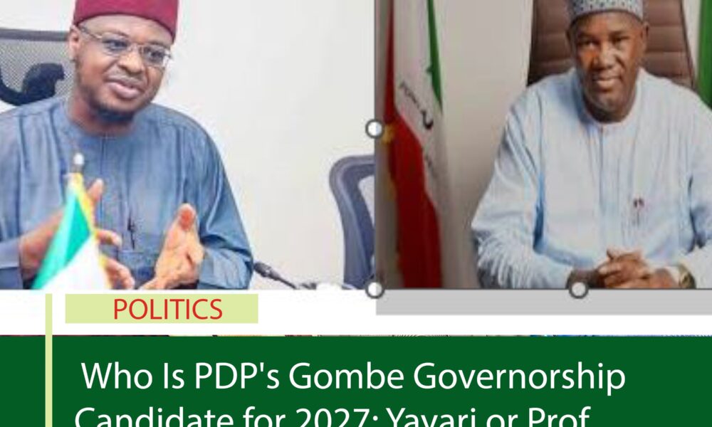 Who Is PDP's Gombe Governorship Candidate for 2027: Yayari or Prof. Pantami?