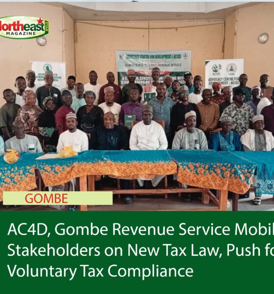 AC4D, Gombe Revenue Service Mobilise Stakeholders on New Tax Law, Push for Voluntary Tax Compliance