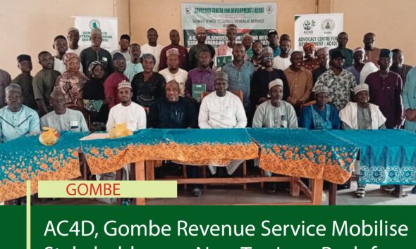 AC4D, Gombe Revenue Service Mobilise Stakeholders on New Tax Law, Push for Voluntary Tax Compliance