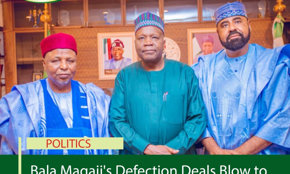 Bala Magaji's Defection Deals Blow to Gombe PDP