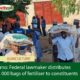 Borno: Federal lawmaker distributes 12, 000 bags of fertiliser to constituents