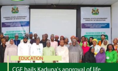 CGE hails Kaduna's approval of life skills, gender education policiesCGE hails Kaduna's approval of life skills, gender education policies
