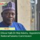 Dr Dikwa Hails Dr Mai Adamu  Appointment to National Salaries Commission