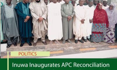 Inuwa Inaugurates APC Reconciliation Committee, Seeks One Million Votes for Tinubu in Gombe