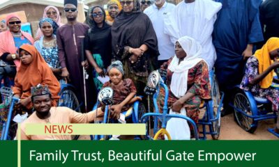 Family Trust, Beautiful Gate Empower 100 persons with disabilities with wheelchairs  