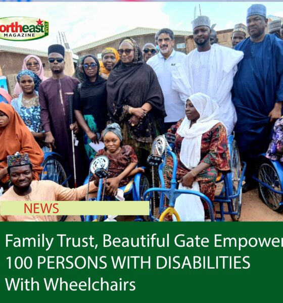 Family Trust, Beautiful Gate Empower 100 persons with disabilities with wheelchairs  