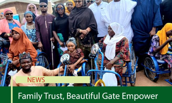 Family Trust, Beautiful Gate Empower 100 persons with disabilities with wheelchairs  