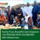 Family Trust, Beautiful Gate Empower 100 persons with disabilities with wheelchairs  