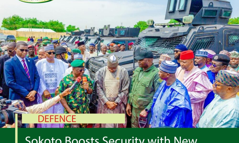 Sokoto Boosts Security with New Armoured Vehicles