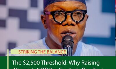 The $2,500 Threshold: Why Raising Nigeria's GDP Per Capita Is Our Best Non-Kinetic Strategy for Peace