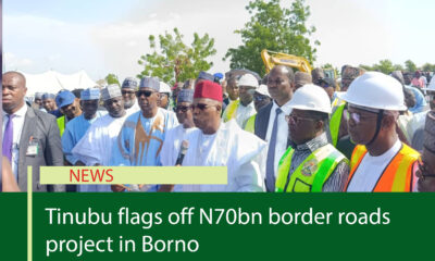 Tinubu flags off N70bn border roads project in Borno