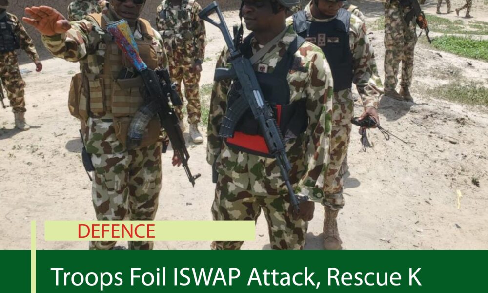 Troops Foil ISWAP Attack, Rescue Kidnap Victims in Fresh Borno Operations