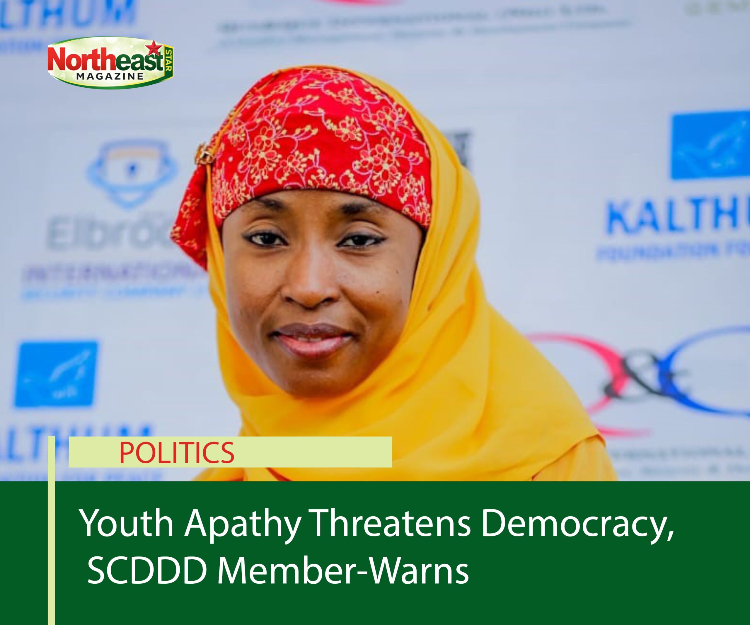 Youth Apathy Threatens Democracy, SCDDD Member-Warns