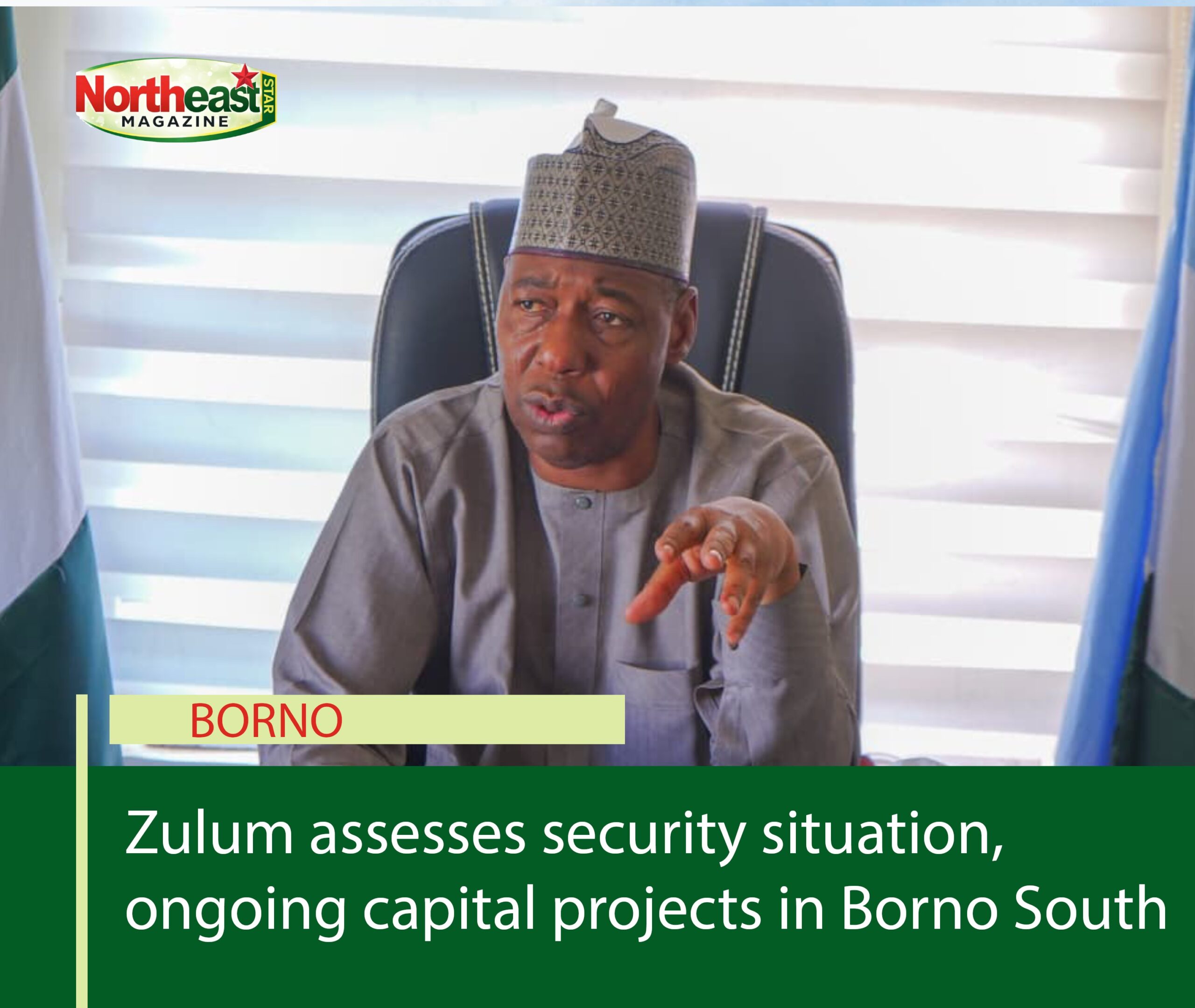 Zulum assesses security situation, ongoing capital projects in Borno South