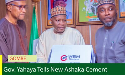 Inuwa Yahaya Tells New Ashaka Cement Owners: Expansion Must Benefit Gombe Communities