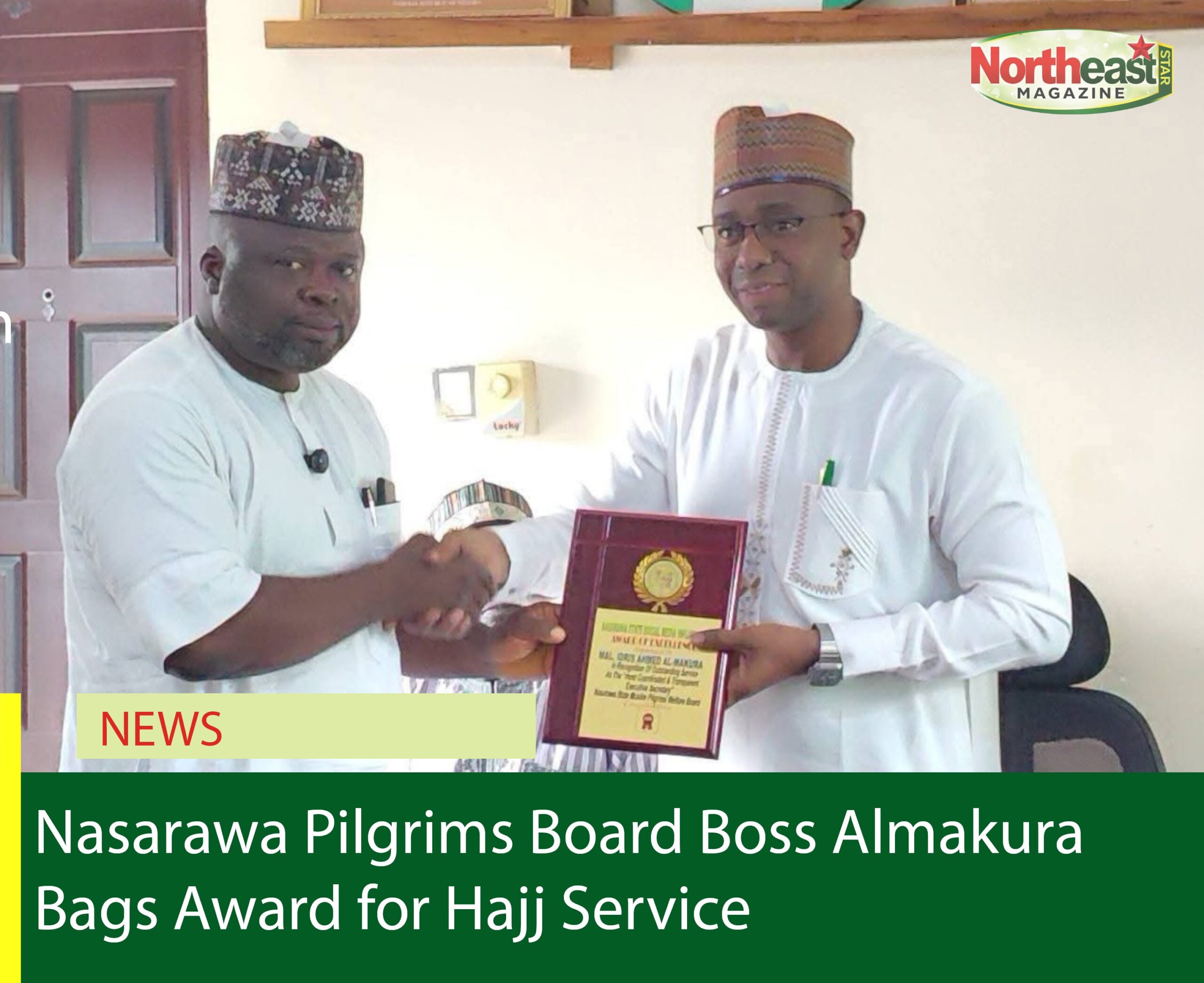 Nasarawa Pilgrims Board Boss Almakura Bags Award for Hajj Service
