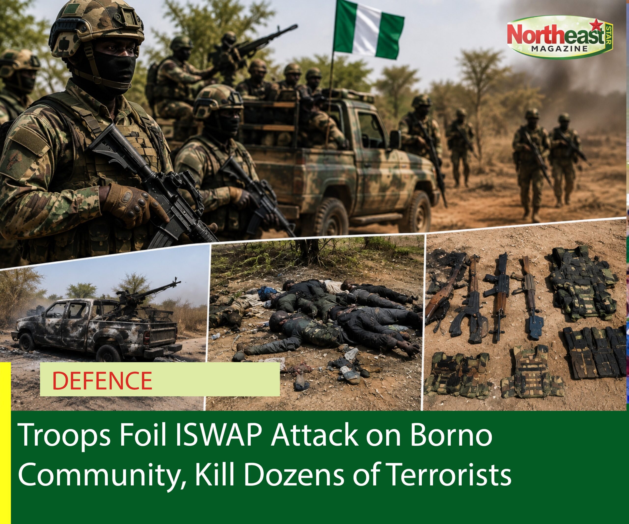 Troops Foil ISWAP Attack on Borno Community, Kill Dozens of Terrorists