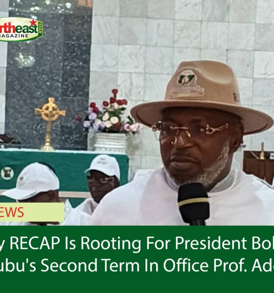 Why RECAP Is Rooting For President Bola Tinubu's Second Term In Office Prof. Adeniji