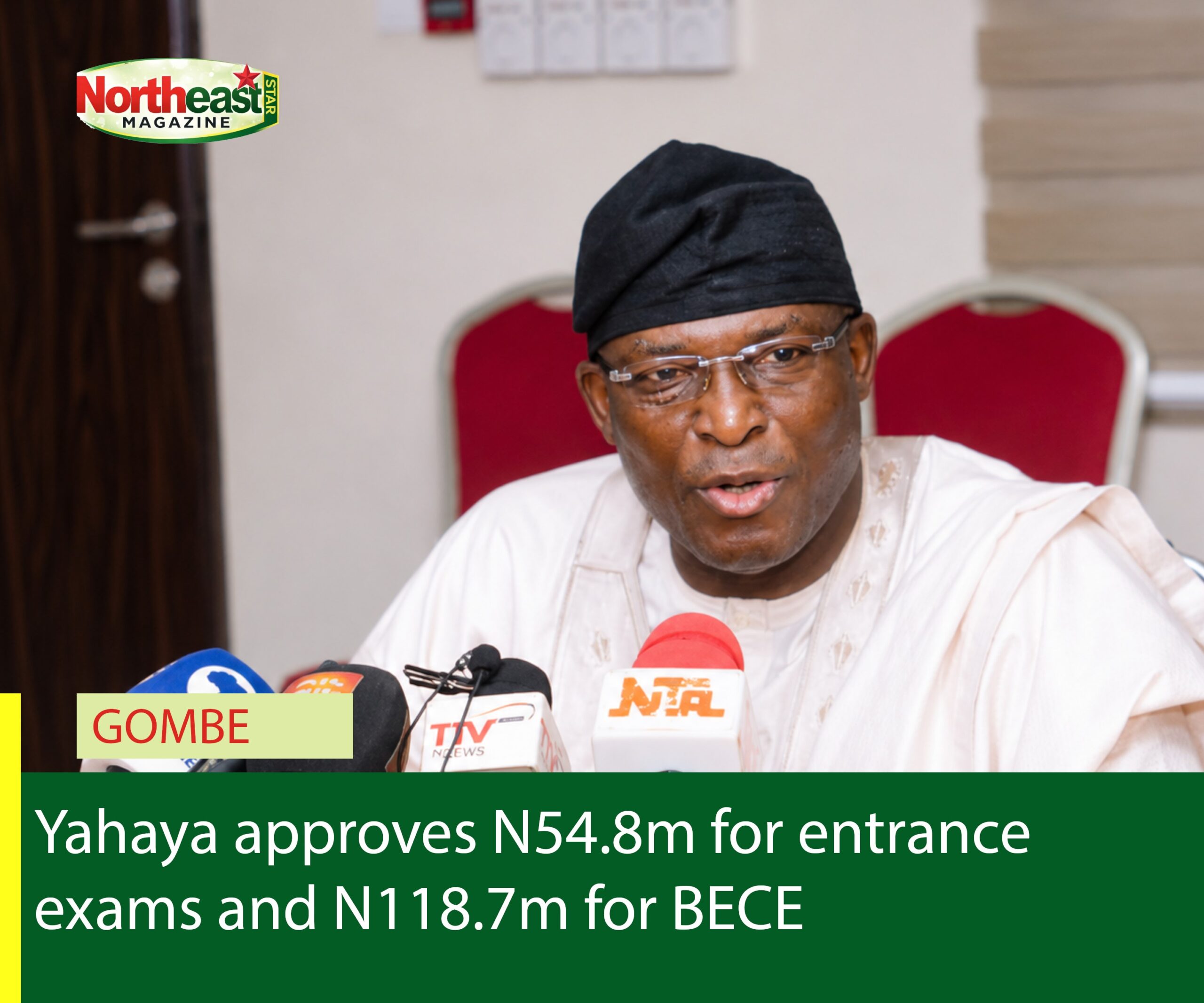 Yahaya approves N54.8m for entrance exams and N118.7m for BECE