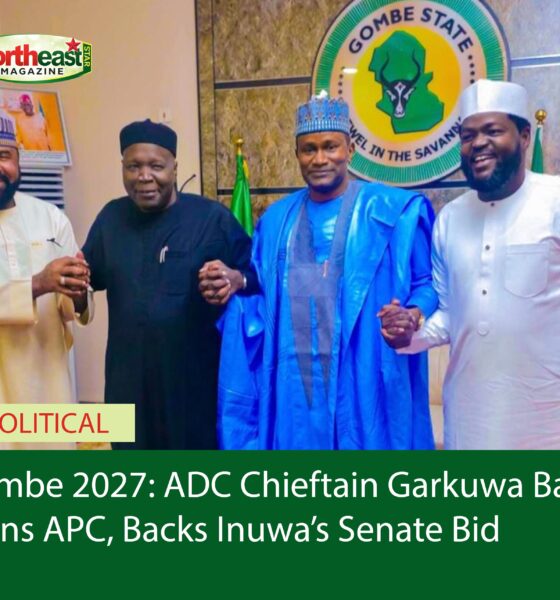 Gombe 2027: ADC Chieftain Garkuwa Babba Joins APC, Backs Inuwa’s Senate Bid
