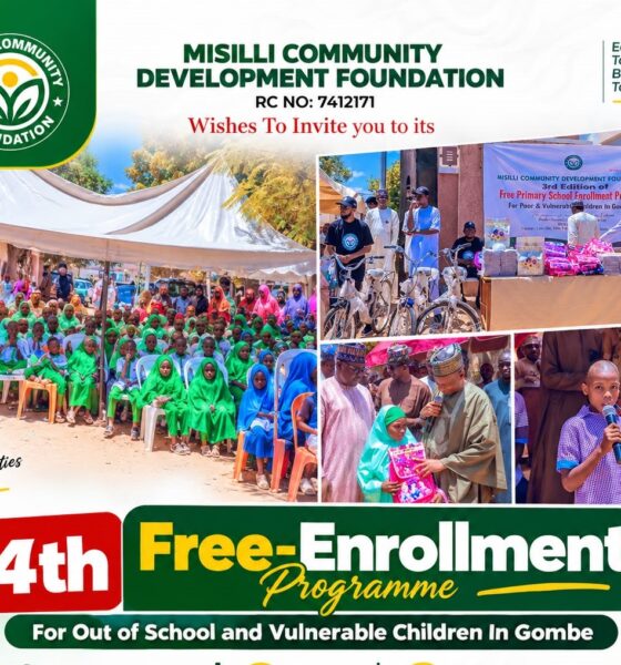 Misilli Foundation to Enrol More Out-of-School, Vulnerable Children in Gombe