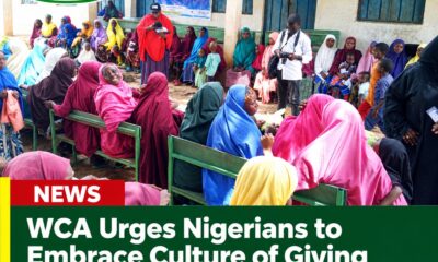 WCA Urges Nigerians to Embrace Culture of Giving at UN Day of Charity