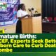 Premature Births: UNICEF, Experts Seek Better Newborn Care to Curb Deaths in Gombe
