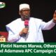 2027: Fintiri Names Marwa, Others to Lead Adamawa APC Campaign Council