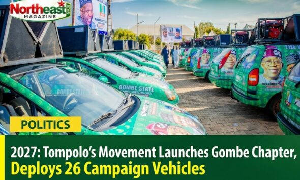 2027: Tompolo’s Movement Launches Gombe Chapter, Deploys 26 Campaign Vehicles