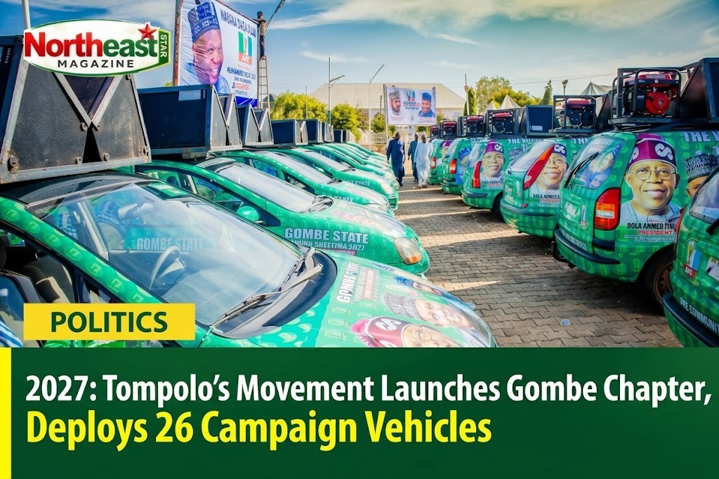 2027: Tompolo’s Movement Launches Gombe Chapter, Deploys 26 Campaign Vehicles