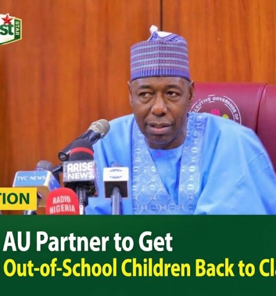 Borno, AU Partner to Get 800,000 Out-of-School Children Back to Classrooms