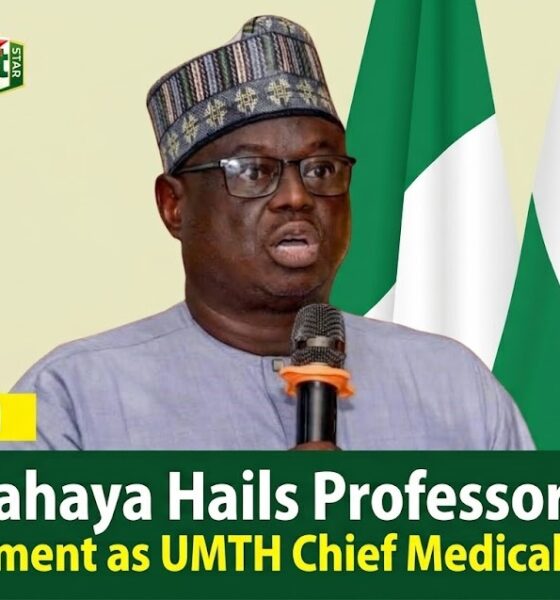 Gov. Yahaya Hails Professor Faruk Appointment as UMTH Chief Medical Director