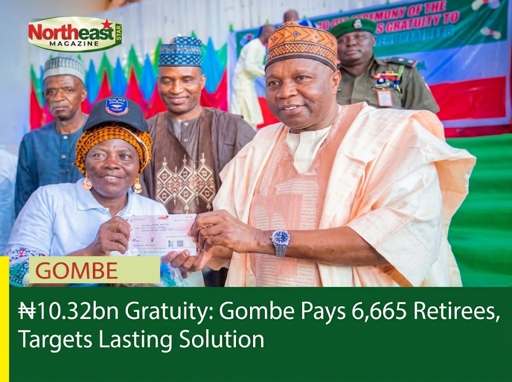 N10.32bn Gratuity: Gombe Pays 6,665 Retirees, Targets Lasting Solution