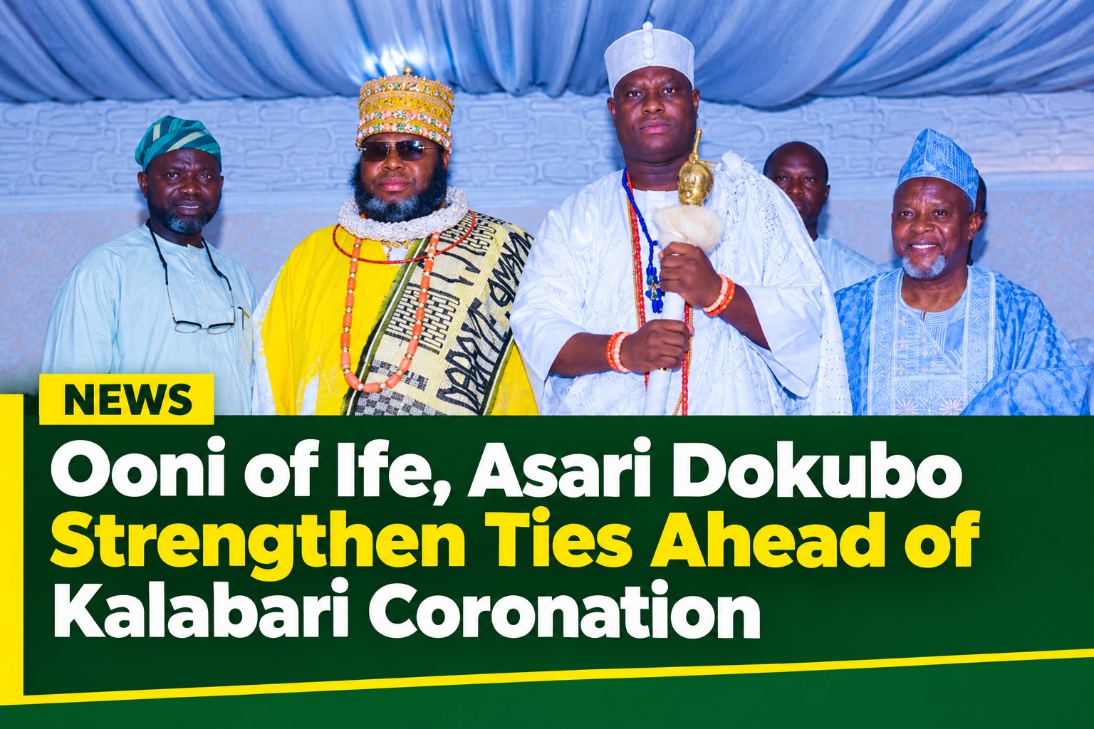 Ooni of Ife, Asari Dokubo Strengthen Ties Ahead of Kalabari Coronation