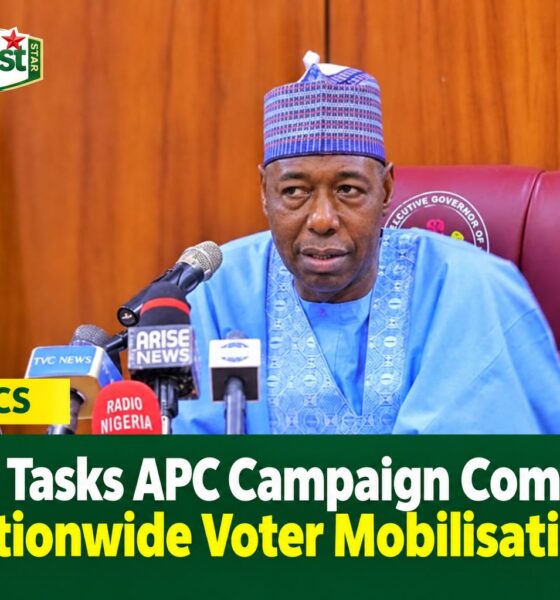Zulum Tasks APC Campaign Committee on Nationwide Voter Mobilisation